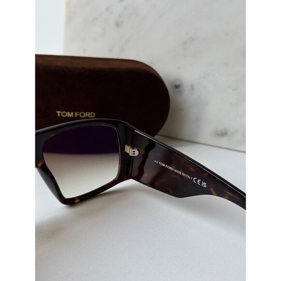 NEW Tom Ford Raven FT1036 Sunglasses in Brown Havana - Picture 7 of 9
